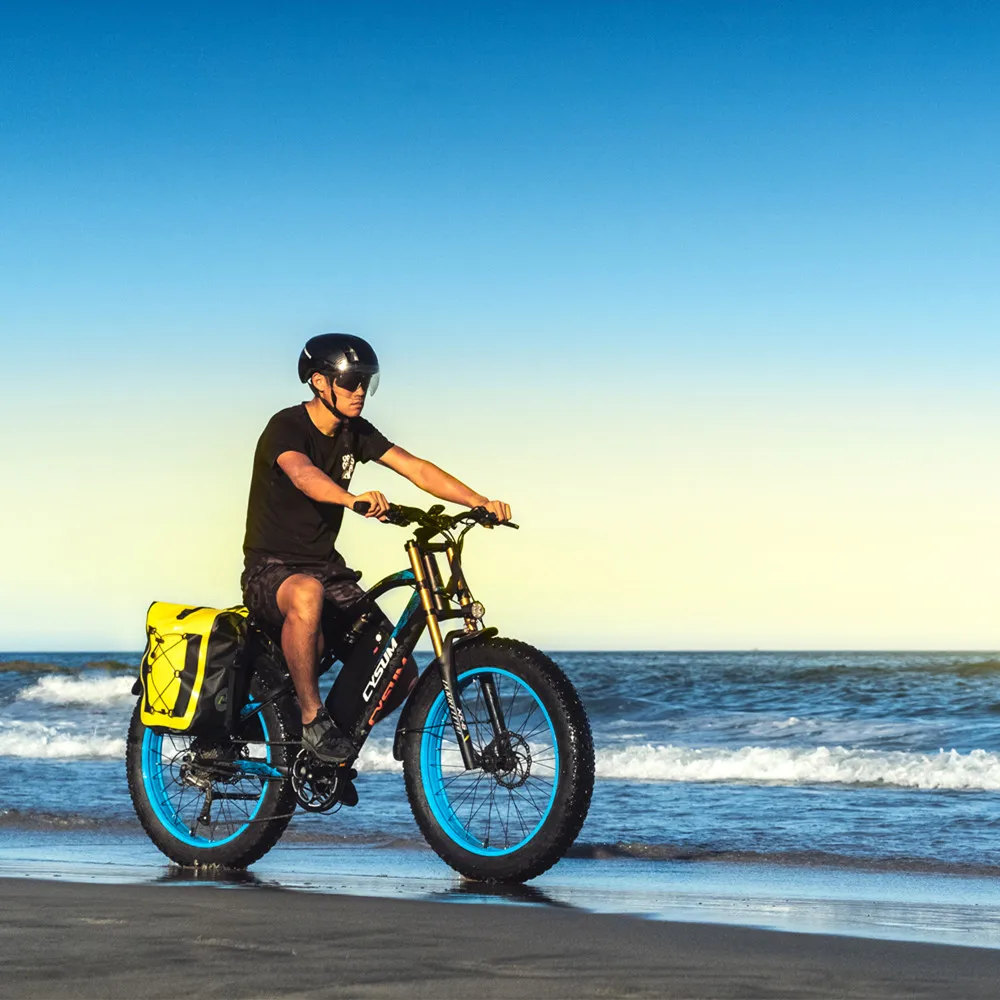 CYSUM M900 Electric Snow Mountain Bicycle 48V 17AH 1000W Li-battery 9-speed Hydraulic Disc Brake Suitable for Men's Bike Ebike 3