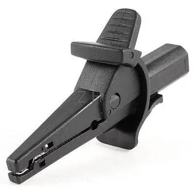 

10A Car Battery Test Lead Insulated Crocodile Alligator Clip Clamp Black