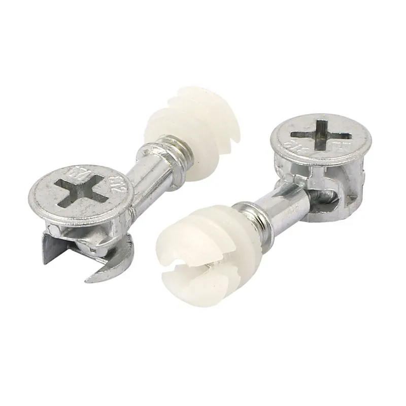 Furniture Connecting Fitting Knock Down Furniture Cam LOCK Connecting Fitting Dowel Nut Assembly 20 Sets