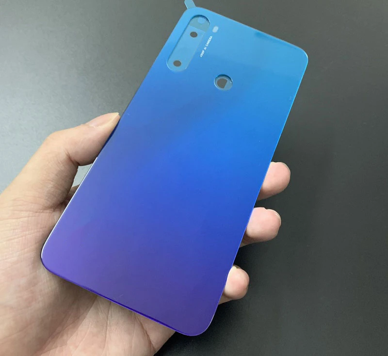 Чехол для Xiaomi Redmi Note 8 стеклянная задняя крышка батарейного отсека сзади Корпус дверь задняя крышка батарейного отсека Ремонт запасных Запчасти+ 3 М клей