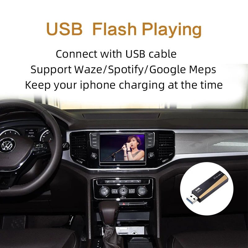 Sinairyu беспроводная Apple Carplay для Volkswagen Teramont 2015 2019 обновленная Android Авто зеркальная