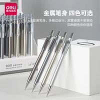 High Quality Deli Mechanical Pencil Full Metal 0.5MM/0.7MM For Professional Painting And Writing School Supplies Stationery Pens 2