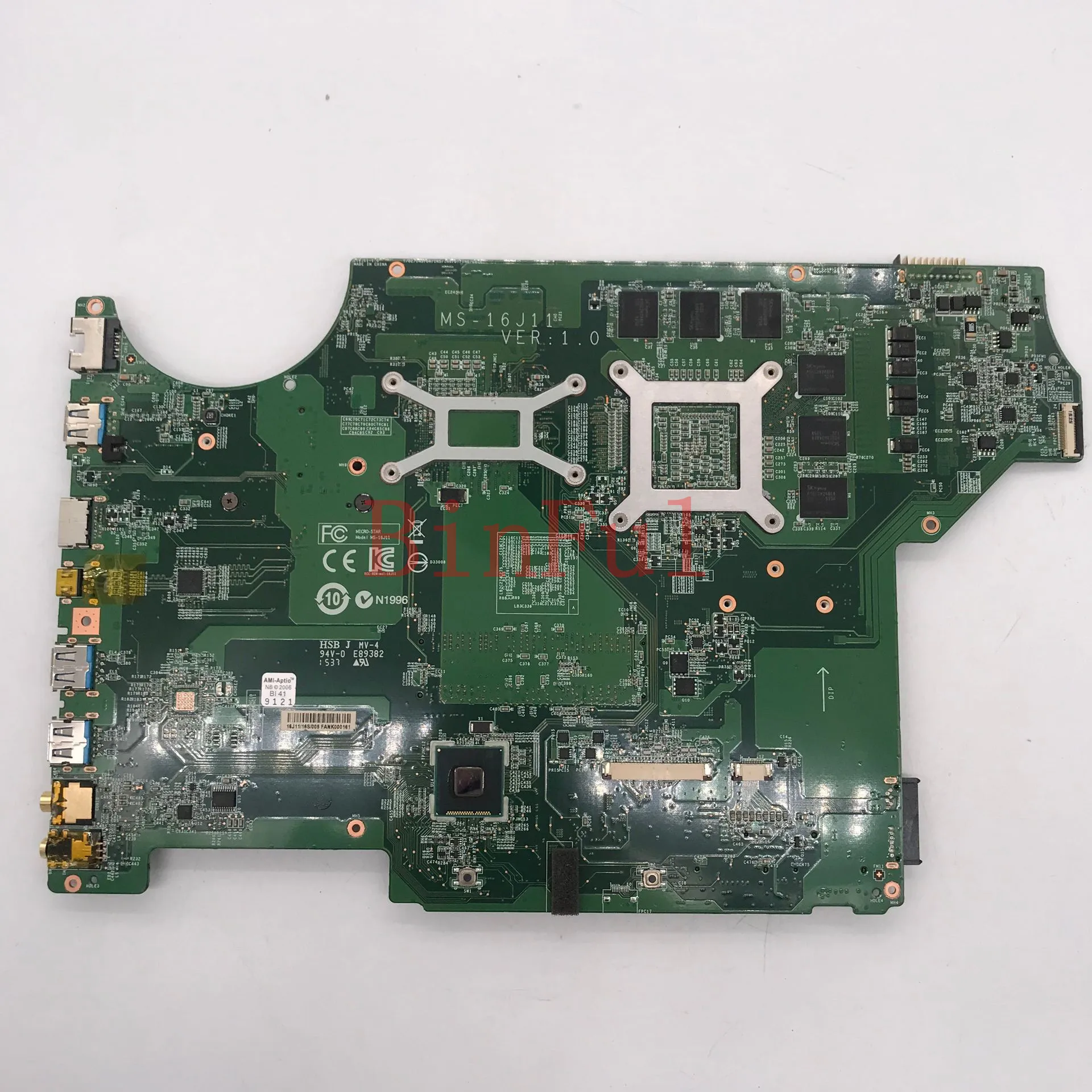 Высокое качество для MS-16J11 Материнская плата ноутбука с SR2BP I7-5700HQ cpu полностью протестирована