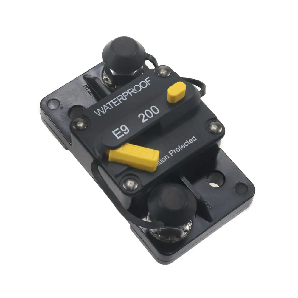 Iztoss 12 V-48 V DC водонепроницаемый 30A автоматический выключатель с ручным сбросом