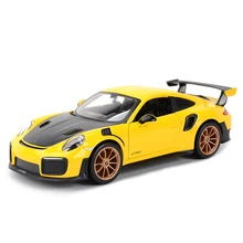 Maisto 1:24 Porsche 911 GT2 RS спортивный автомобиль статическая литая модель сплава Модель автомобиля