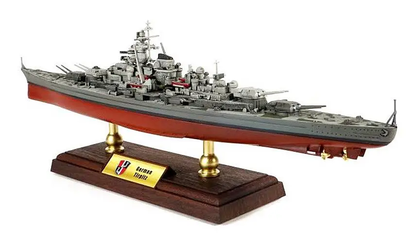 WWII German Tirpitz 1/700 литая под давлением модель корабль FOV