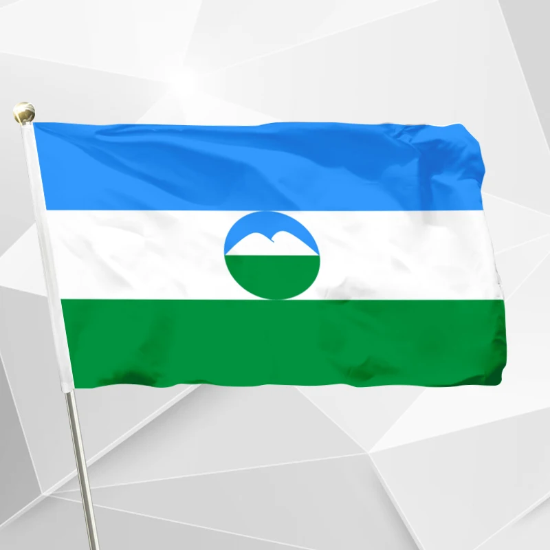 

Russia Kabardino-Balkaria Flag 90x150cm 3x5ft Banner 120g 100D Free Shipping 60x90cm 21x14cm Banner