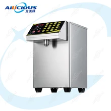 RC16 Высококачественная машина для приготовления чая, молока, чая, фруктозы, количественная машина, автоматическая фруктоза, Диспенсер сиропа, 16 групп, 8л