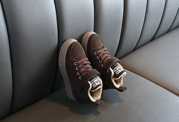 Осенне-зимние детские кроссовки; Модные Ботинки martin; детская обувь; зимние ботинки для мальчиков и девочек; повседневная спортивная обувь; модные плюшевые ботинки