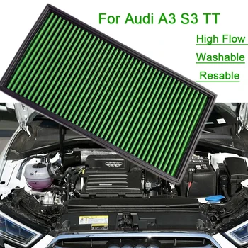 

Car High-Flow Cold Air Intake Filter Replacemet Air Filter Fit for Audi A3 S3 TT For Volkswagen Beetle Skoda Octavia Golf Pole