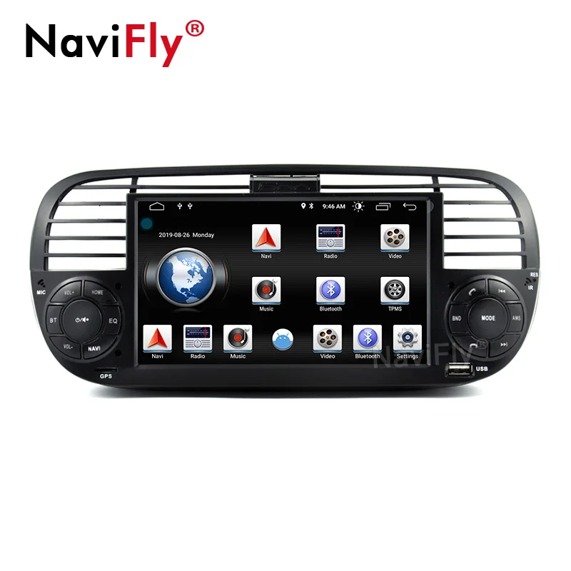 Clearance NaviFly IPS Screen DSP 2 din android 9.0 Car multimidia gps navigator for FIAT 500 Audio radio auto stereo car audio 1 Clearance NaviFly IPS Screen DSP 2 din android 9.0 Car multimidia gps navigator for FIAT 500 Audio radio auto stereo car audio 1