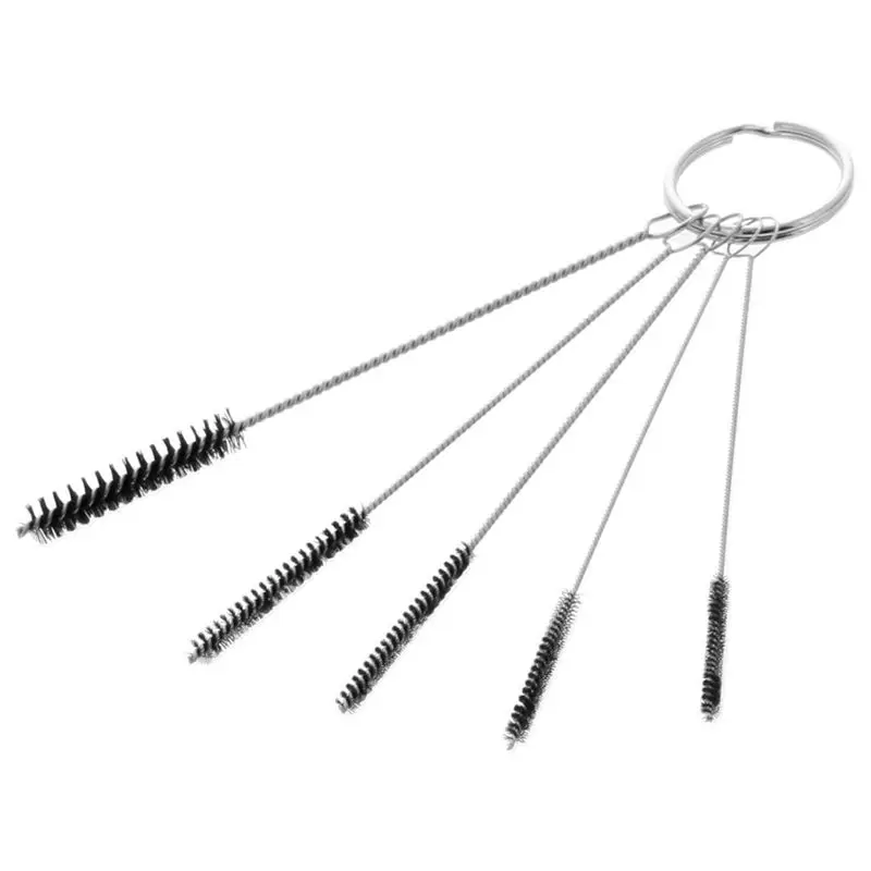 Airbrush Cleaning Pot,Clean Paint Jar With Air Brush Holder+Nozzle Cleaning Brush Set
