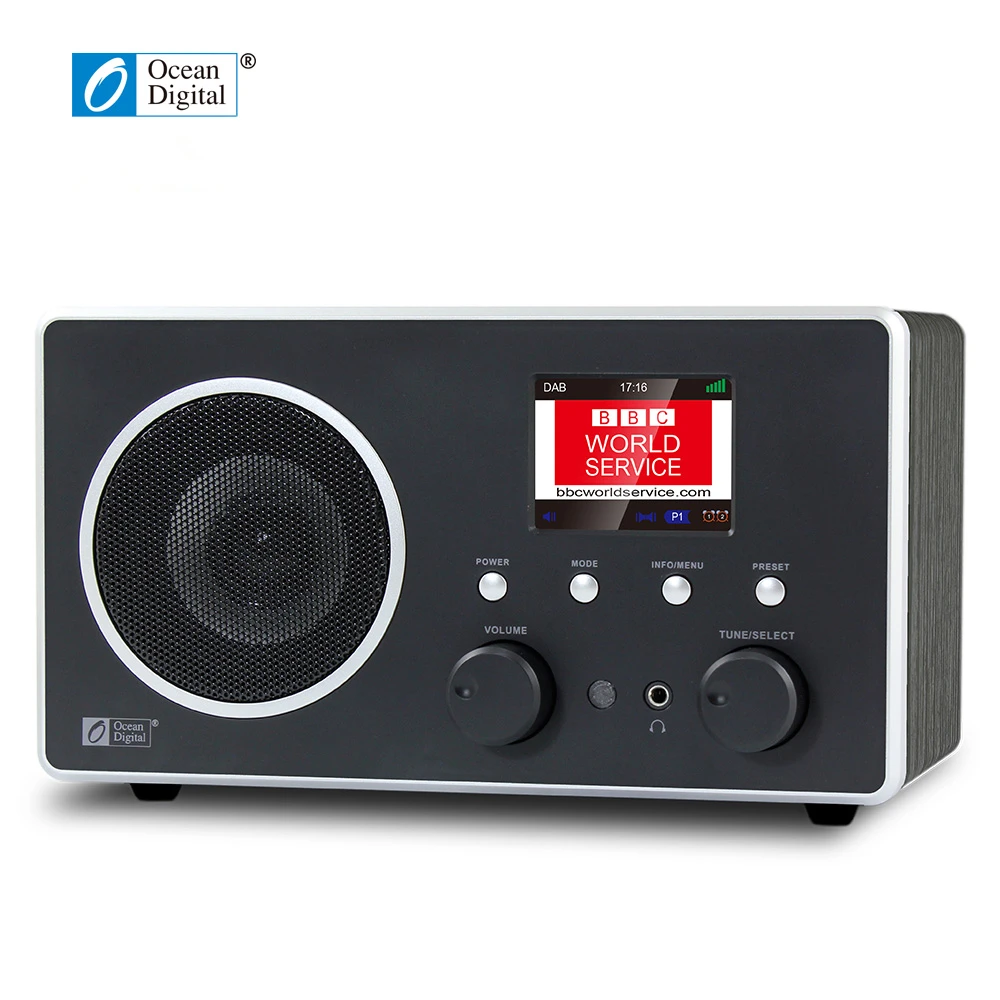 Океан цифровой DB-280C DAB цифровой радио FM радио деревянный ящик Bluetooth радио
