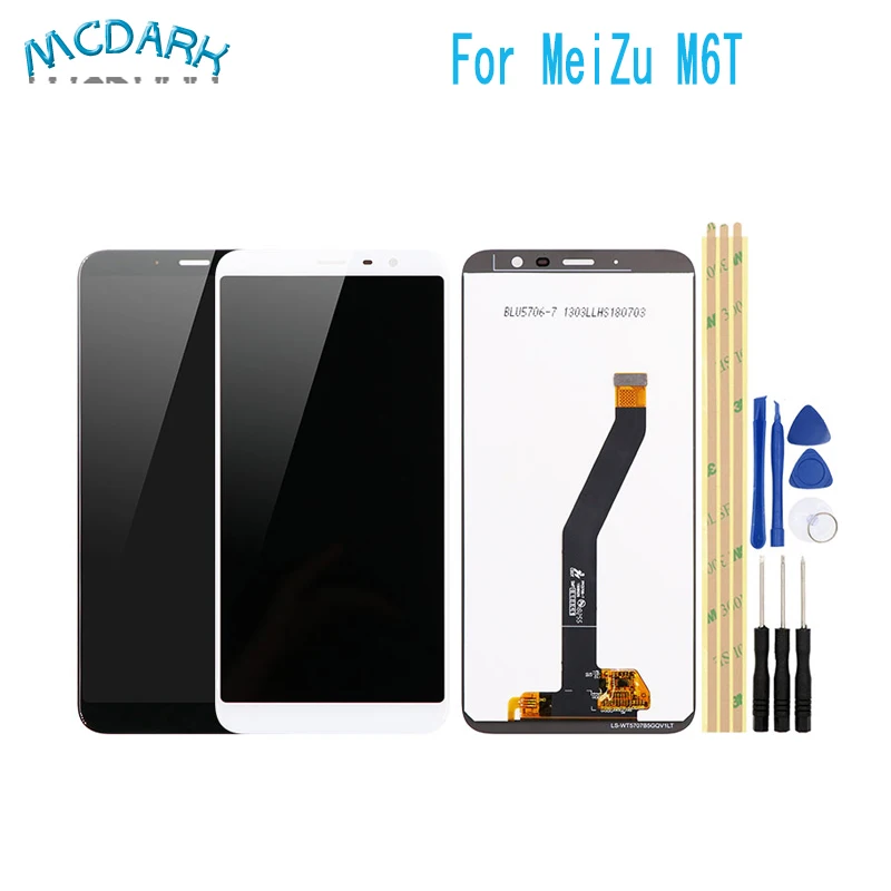 

For MeiZu M6T Meilan 6T M811H M811Q LCD Display + Touch screen Digitizer Assembly Replacement with tools