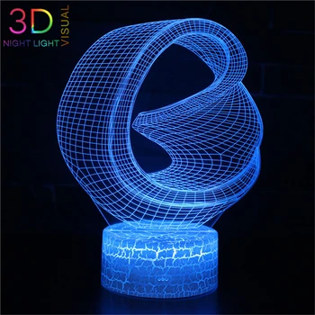 

ATOPH Adult 3D Nightlight Art Design LED Night Light with Remote Control 16 Color Changing