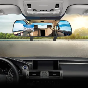 

hot Styling Car HD Hot Sale 1080P Ultra Slim HD 2.7'' LCD Video Recorder G-sensor Dash Cam Rearview Vehicle Mirror Camera DVR