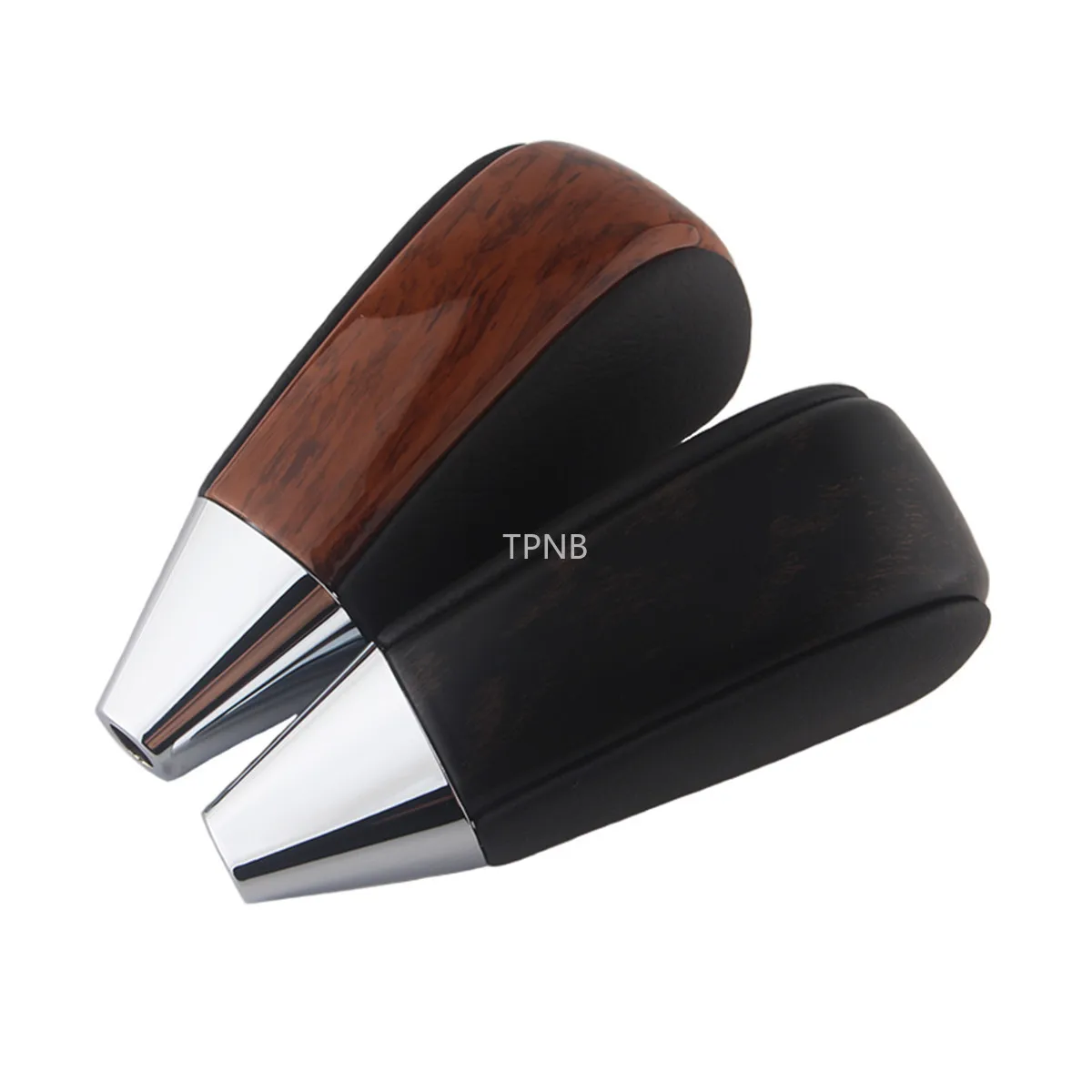 Skup Czarny i drewno brzoskwiniowe automatyczna skrzynia biegów gałka zmiany biegów dla Toyota Land Cruiser 200 2008 2009 2010 2011 2012 2013 2014 2015