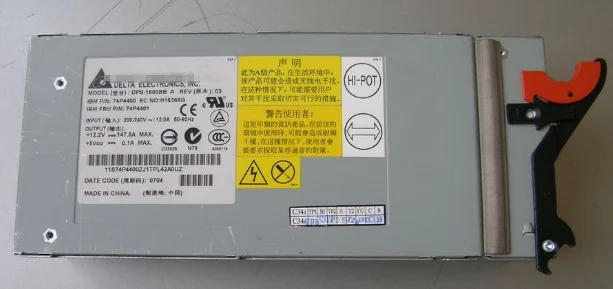 100% Оригинальный тестовый блок питания сервера 74P4400 74P4401 PSU HS20 BladeCenter DPS 1600BB 1800W