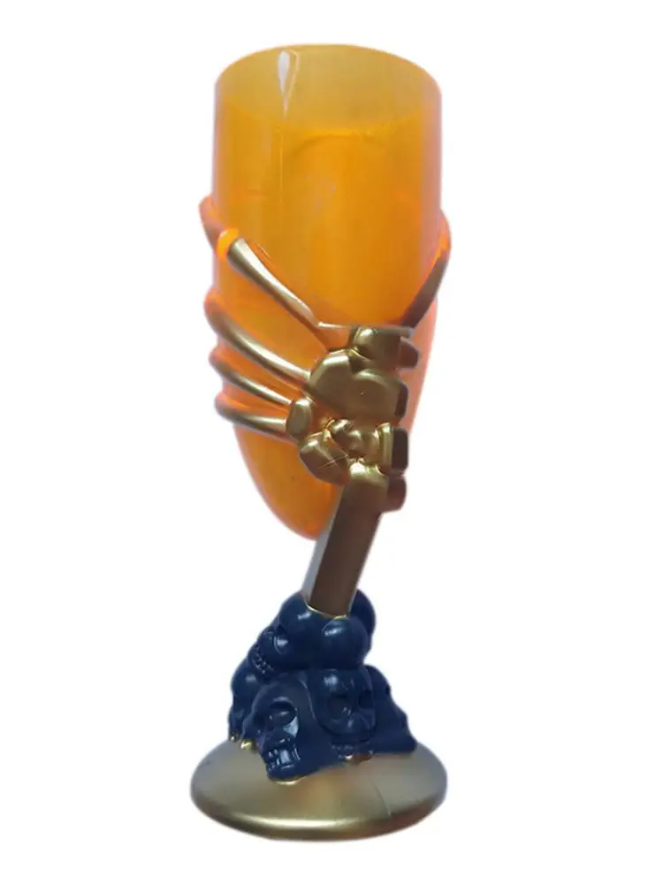 Творческий светящийся Кубок вина коготь вечерние жуткий скелет череп Хэллоуин Кубок светодиодный страшный Хэллоуин Декор "Ужасы"