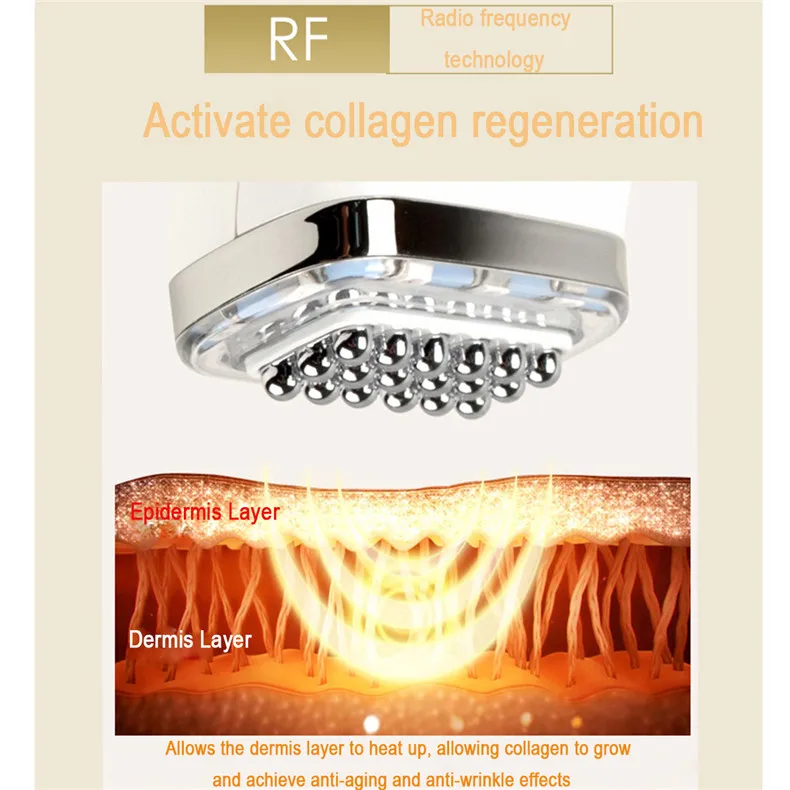 Горячая точка матрица RF радиочастотная дальняя инфракрасная волна терапия для лица подтяжка кожи аппарат для избавления от морщин термаж