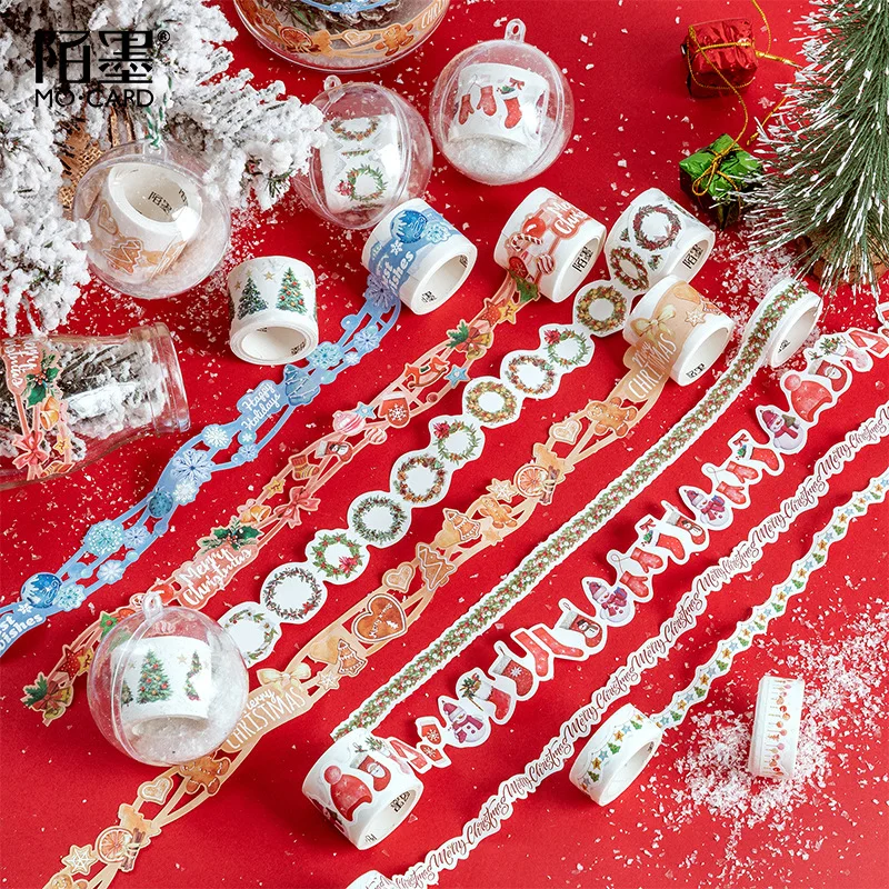 15/30 мм* 3 м Kawaii зимняя Рождественская лента Washi наклейки Скрапбукинг малярный скотч школьные канцелярские принадлежности пуля журнал sl2172