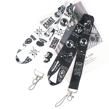 

SP439 Wholesale 20pcs/lot Peaky Blinders tv Lanyard Keychain Lanyards for Key Badges ID Cell Phone Rope Neck Straps Accessories