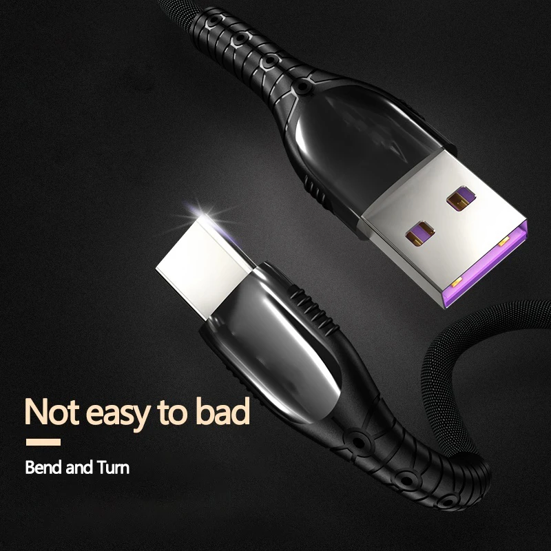 5A Тип C USB кабель для мобильного телефона с Зарядное устройство Тип type-C для быстрой зарядки для Xiaomi mi 9T Red mi samsung S10 huawei мобильного телефона