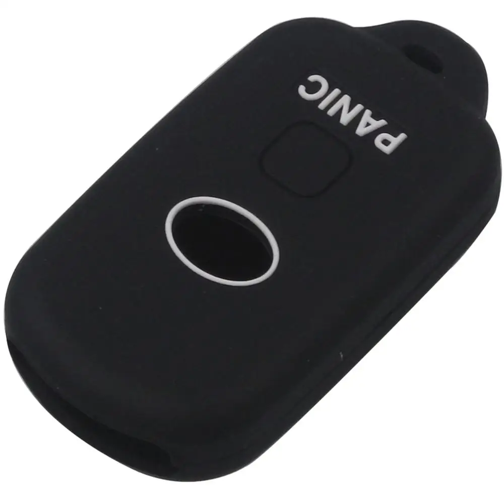 black 10 шт. для Toyota Camry 2000-2005 Proctective дистанционный ключ 2+ 1 3 кнопки силиконовые дополнения для автомобиля ключевой чехол Cove - Название цвета: black