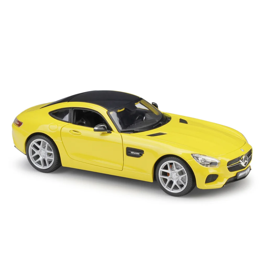 Maisto 1:18 Mercedes-benz Amg Gt Sports Car Simulation Alloy Car Model  Collection Decoration Gifts Toy - Railed/motor/cars/bicycles - AliExpress