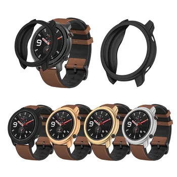 

Case Cover Protective Shell For Huami Amazfit GTR 47mm Watch TPU Electroplate Protector Frame Smart watch accessories Protector