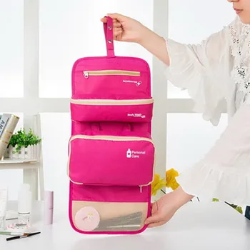 

Large-capacity foldable wash bag hanging cosmetic bag bathroom wall hanging storage bag cosmetic bag