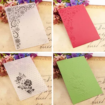 

1Pcs DIY Scrapbooking Wedding Decoration Photo Album Decor Making Paper Card Embossing Folders Plastic Eco-friendly Stencils