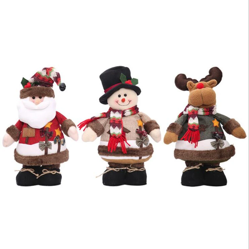 Рождественские куклы, рождественские украшения для дома, рождественская елка, украшение, рождественские статуэтки, рождественский подарок