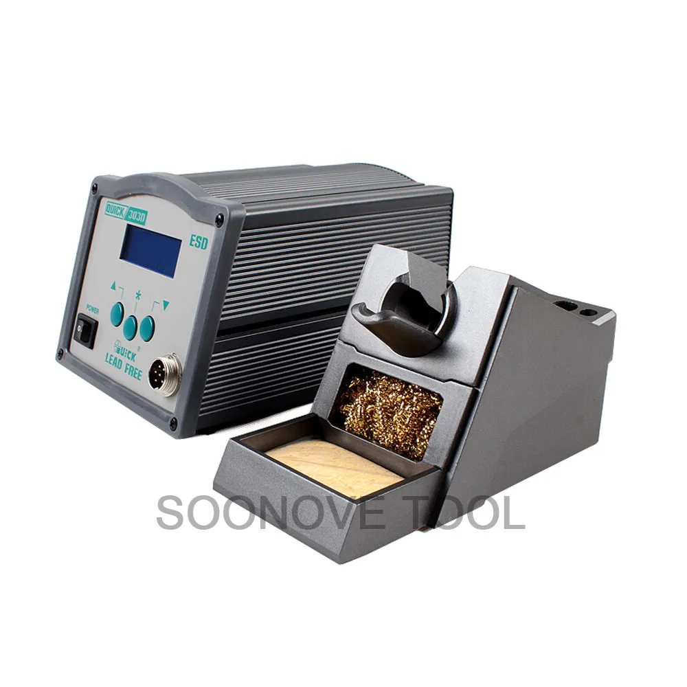 Быстрый 303D 120 Вт lcd Интеллектуальный бессвинцовый цифровой дисплей высокочастотная паяльная станция сварочный аппарат для железа