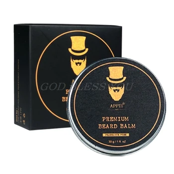 

30g Natural Plant Man Beard Balm Mustache Nourishing Moisturizing Conditioner