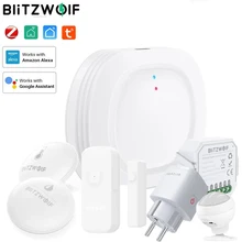 

BlitzWolf Tuya ZigBee 3.0 Hub Gataway Smart Home Bridge App Remote Control Work with ZigBee 3.0 Smart Home Alexa & Google home