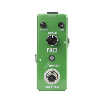 

NEW Mini FUZZ Pedal Guitar Effect Aluminum Alloy Shell True Bypass Guitar Parts