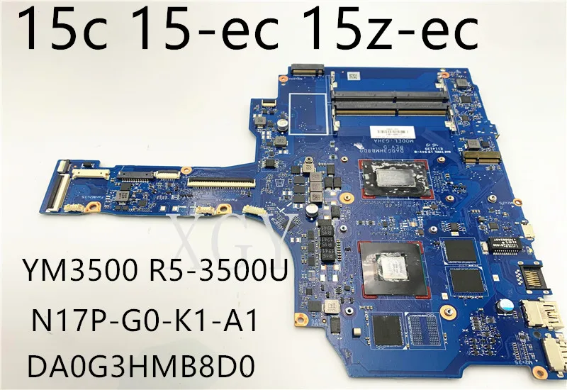 

FOR hp pavillon 15c 15-ec 15z-ec notebook motherboard L71928-601 DA0G3HMB8D0 N17P-G0-K1-A1 YM3500 R5-3500U 100% complete Tested