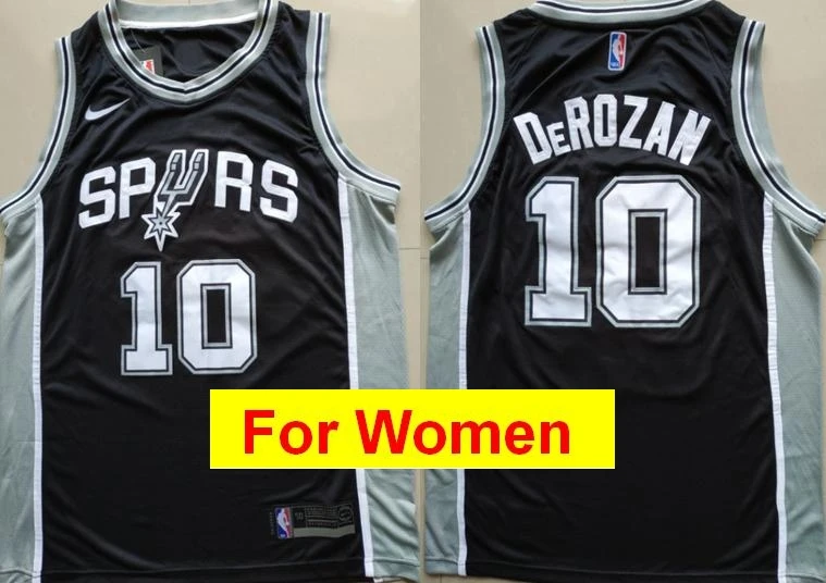 Армейский зеленый San Antonio DeMar DeRozan LaMarcus Aldridge Pau Gasol Rudy Gay Tony Parker women u Ginobili Tim Duncan basketball jerseys women - Цвет: Армейский зеленый