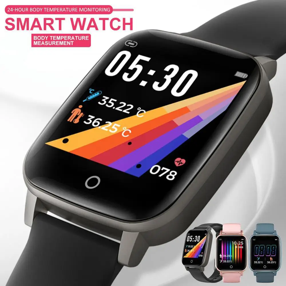 Reloj inteligente para Xiaomi Redmi 9 9A, 9C, Redmi Note 9 Pro, Note 9S, Mi  9 Pro, Mi 10, control de temperatura corporal, resistente al agua IP67 -  AliExpress Productos electrónicos