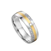 Classique USA taille 5 à 15 bijoux de mode occidentale bagues de mariage pour hommes et femmes titane Alliance amoureux Couples bague