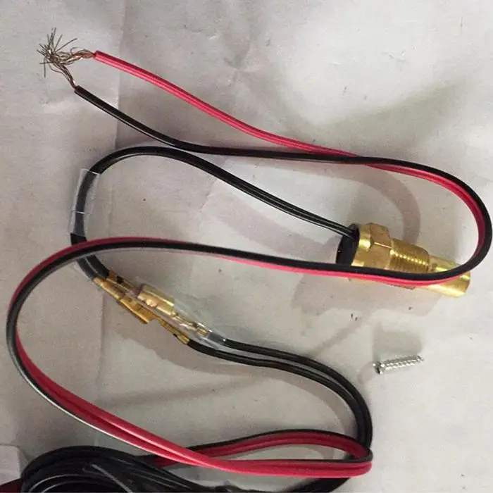 2 в 1 автомобиль ЖК-дисплей Вольтметр постоянного тока 12/24V Температура датчик с Давление черный Сенсор