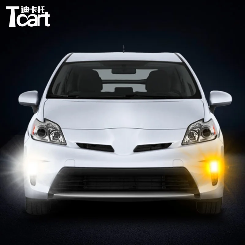 For Toyota prius Daytime Running Light Turn Signal Car Led drl 7440 t20 accessories 2008 2009 2010 2011 2012 2013 - Испускаемый цвет: 2010-2015