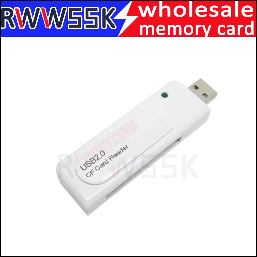 Lecteur de cartes CF haute vitesse LED, Compact Flash USB 2.0