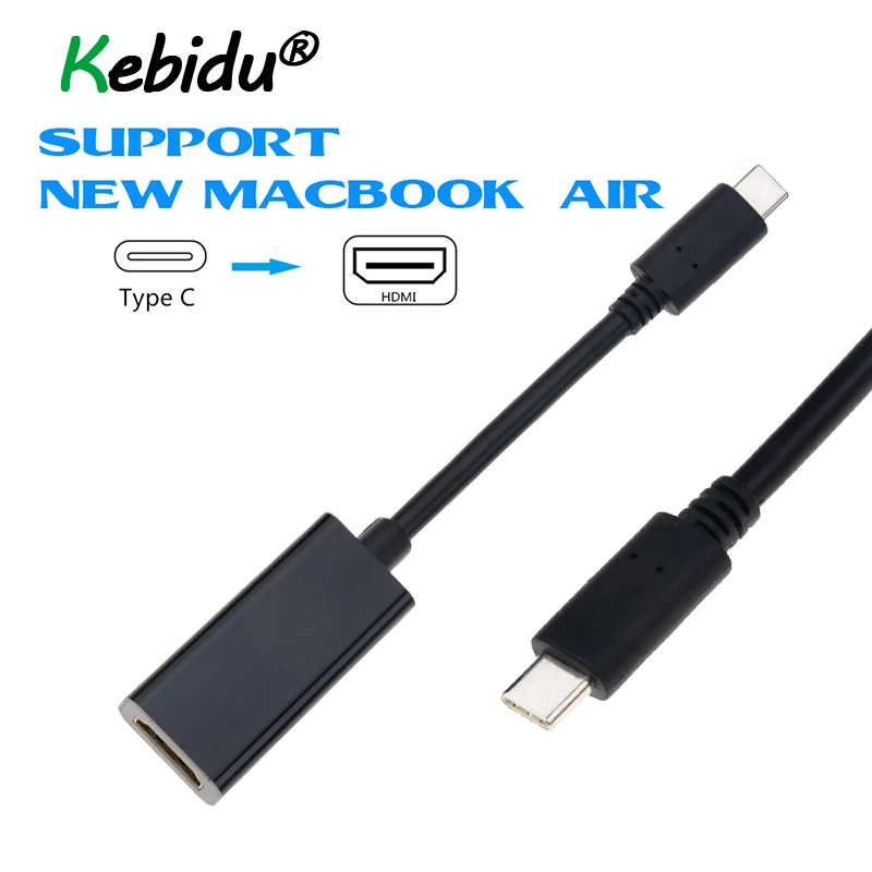 

USB C To HDMI Adapter 4K 60Hz Type C 3.1 Male To HDMI Female Cable Adapter Converter For Samsung S9/8 Plus HTC HUAWEI LG G8 New