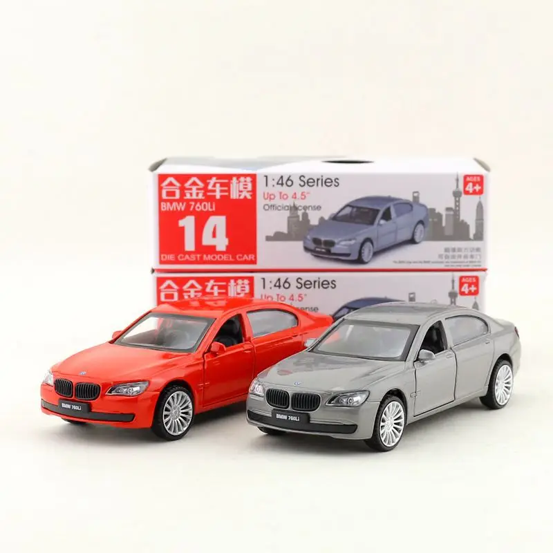 1:46 масштаб BMW760i сплав откидной автомобиль литая металлическая модель