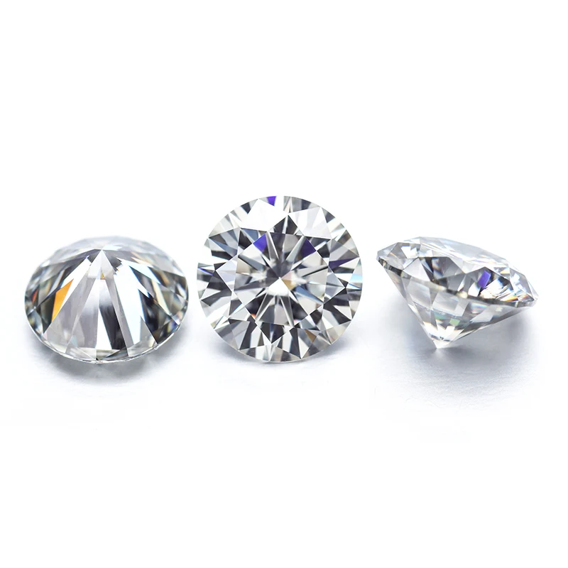 Starszuan хорошее качество 6 5 мм IJ ясность цвета Муассанит круглый блестящий разрез 1ct