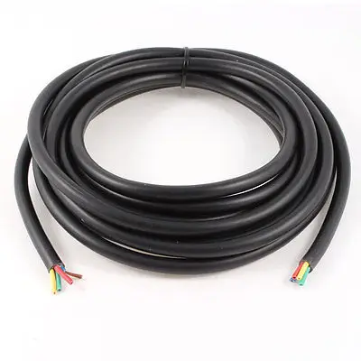 15/4 AWG провод 4 медных сердечника гибкий ПВХ изолированный RVV КАБЕЛЬ 5 м 16.4ft