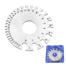 1 шт. миллиметров измерительная линейка тестер Калибр стальной круглый провод SWG& мм измерительный точный измеритель измерительный инструмент