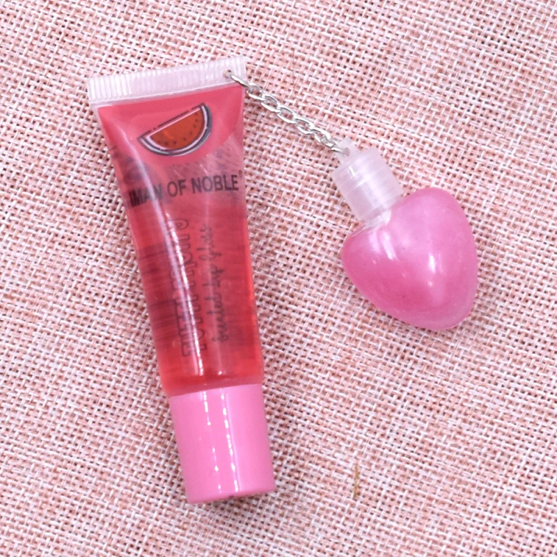 Lip Oil Plus Peach Heart Love Transparent Colorless Lip Gloss Moisturizing (random Color) Light Soft Nutritional Lipstick TSLM1